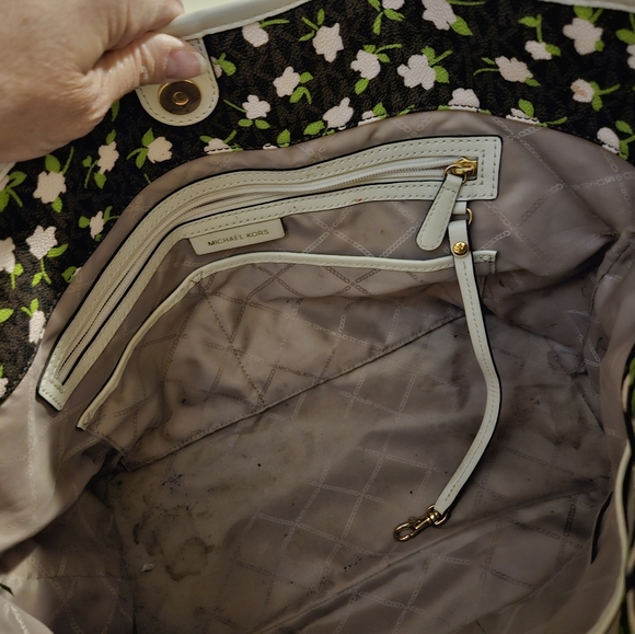 GUC 3 PIECE MK MICHAEL KORS MINI ROSE TOTE BAG, WALLET & ZIP POUCH - Picture 6 of 6